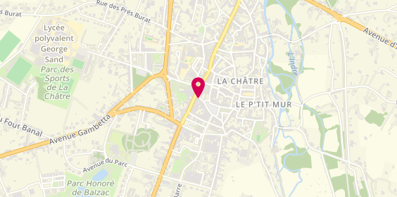 Plan de Hsb Immobilier, 6 Rue des Demoiselles Michard, 36400 La Châtre