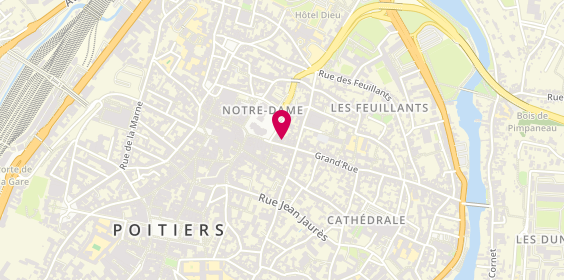 Plan de Agence GRAND'RUE IMMOBILIER POITIERS, 192 Grand'rue, 86000 Poitiers