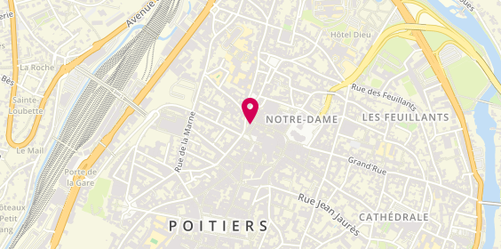 Plan de Agence Paquet Immobilier, 4 Rue du Palais, 86000 Poitiers