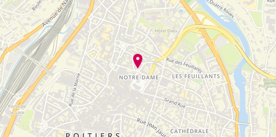 Plan de Agence Notre Dame, 53 place Charles de Gaulle, 86000 Poitiers