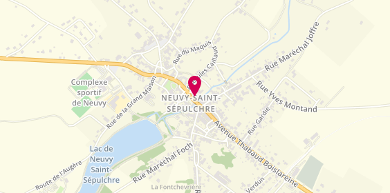 Plan de Transaxia France, 15 Rue Emile Forichon, 36230 Neuvy-Saint-Sépulchre