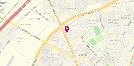 Plan de Stéphane Plaza Immobilier, 48 avenue du plateau des Glières, 86000 Poitiers