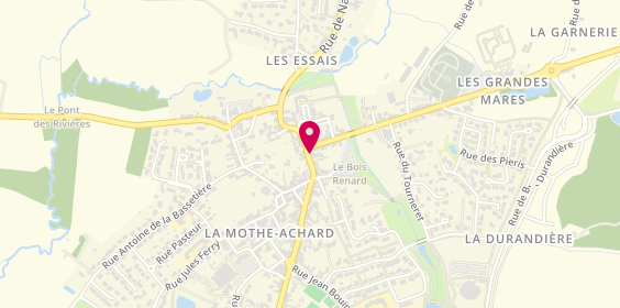 Plan de Agence Immobilière Projets d'Avenir, 1 avenue Georges Clemenceau, 85150 Les Achards