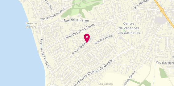 Plan de Agent immobilier Christina GUYON SAFTI, 36 Rue de la Beschee, 85470 Bretignolles-sur-Mer