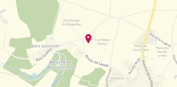 Plan de BUJON Romain Conseiller Immobilier Safti, La Petite Plaine, 86190 Latillé