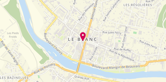Plan de Transaxia France, 5 place André Gasnier, 36300 Le Blanc