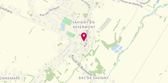 Plan de Immobiliere et Financiere Villeron, Le Villeron, 71580 Savigny-en-Revermont