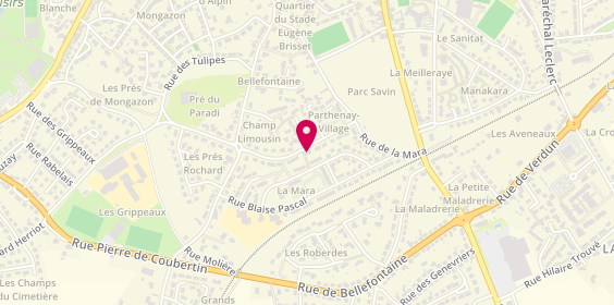 Plan de Agence de Parthenay, 13 avenue Albert Camus, 79200 Parthenay