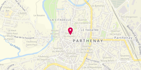 Plan de Jade OBACH-CHANGO mandataire immobilier, 4 place du Vauvert, 79200 Parthenay