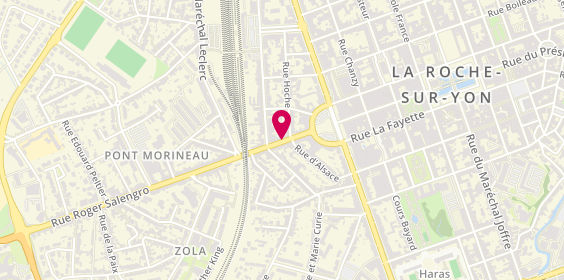 Plan de Abelia Immobilier, 20 Rue Raymond Poincare, 85000 La Roche-sur-Yon