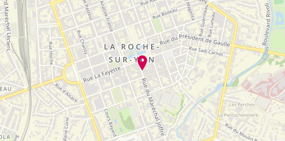 Plan de Agence Immobilière Napoléon, 13 Rue du Maréchal Joffre, 85000 La Roche-sur-Yon