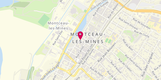 Plan de Agence Centrale Immobilière, 2 Rue Pierre Vaux, 71300 Montceau-les-Mines