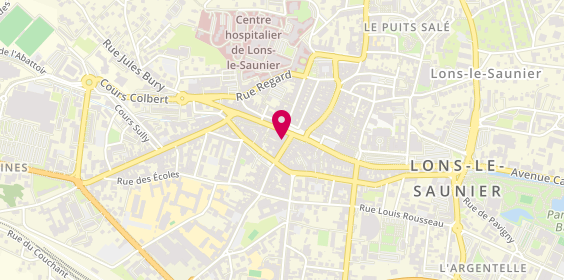 Plan de Vincent Riffiod Immobilier, 12 Rue Saint-Désiré, 39000 Lons-le-Saunier