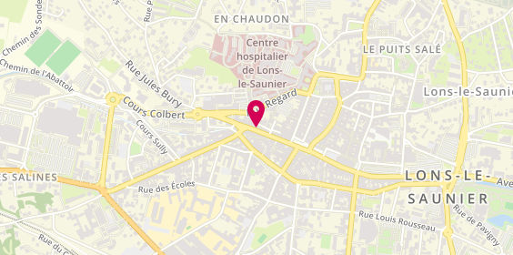 Plan de Century 21, 34 Rue Lecourbe, 39000 Lons-le-Saunier
