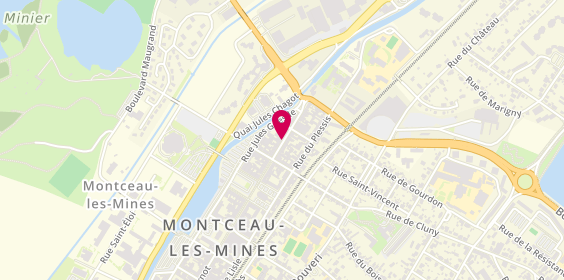 Plan de Dr House-Immo, 14 République, 71300 Montceau-les-Mines