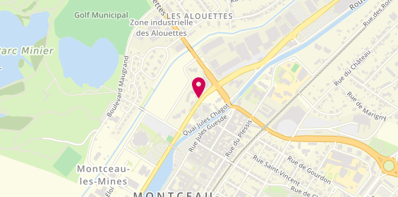 Plan de Agence PACAUT, Les Alouettes, 71300 Montceau-les-Mines