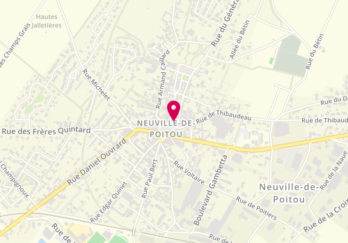 Plan de Gourdon Immobilier, 4 place Joffre, 86170 Neuville-de-Poitou