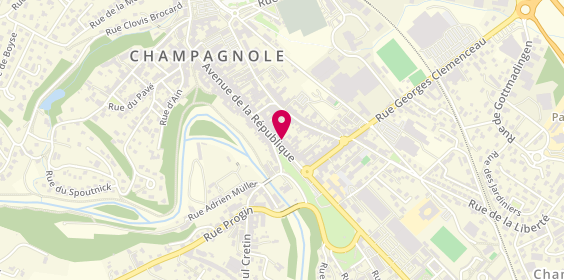 Plan de Téméraire Immobilier, 65 avenue de la République, 39300 Champagnole