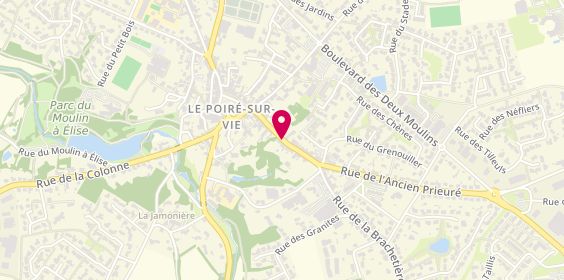 Plan de Agence immobilière Guy Hoquet LE POIRE SUR VIE, 16 Rue de la Chapelle, 85170 Le Poiré-sur-Vie