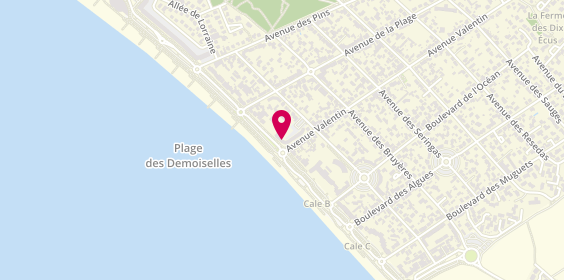 Plan de L'Adresse - Agence de l'Esplanade, 261 esplanade de la Mer, 85270 Saint-Hilaire-de-Riez
