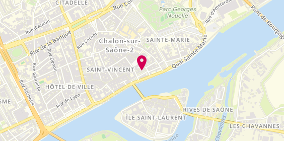 Plan de PONCHON Stéphanie, 8 Place Louis Armand Calliat, 71100 Chalon-sur-Saône