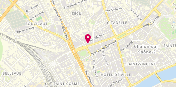 Plan de Stéphane Plaza Immobilier, 30 Boulevard de la République, 71100 Chalon-sur-Saône