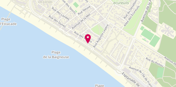 Plan de Agence de la Plage, 31 esplanade de la Mer, 85160 Saint-Jean-de-Monts