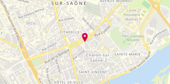 Plan de Agence immobilière l'Adresse Chalon-sur-Saône, 30 place de Beaune, 71100 Chalon-sur-Saône