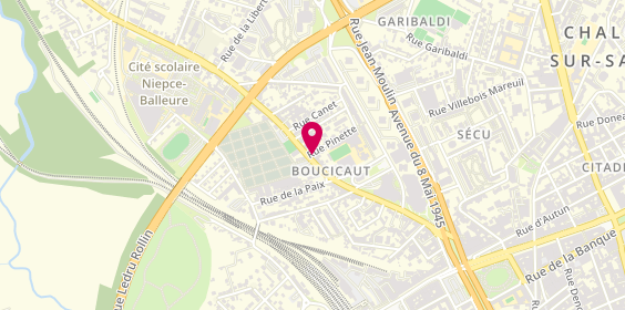 Plan de Immobiliere Borios, 52 avenue Boucicaut, 71100 Chalon-sur-Saône