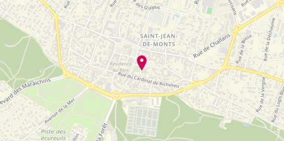 Plan de FONCIA, 4 Rue du Patio, 85160 Saint-Jean-de-Monts