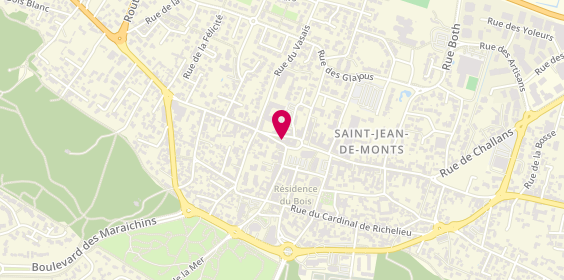 Plan de Saint Jean Immobilier, 1 Rue du Commerce, 85160 Saint-Jean-de-Monts