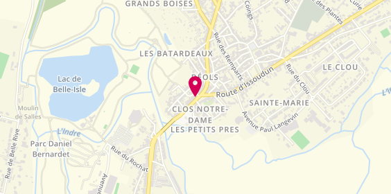 Plan de Human Immobilier, 43 avenue du Général de Gaulle, 36130 Déols