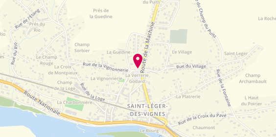 Plan de Francois Mancion Immobilier, 25 Rue des Écoles, 58300 Saint-Léger-des-Vignes