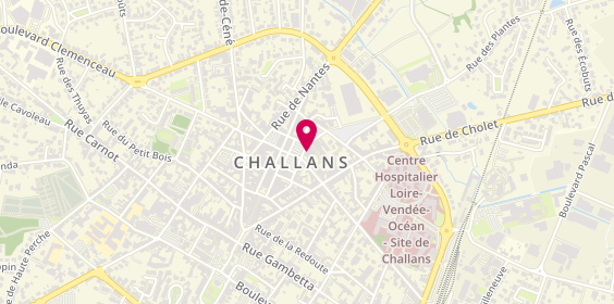 Plan de Orpi la Vie Immobilière Challans, 8 place du Champ de Foire, 85300 Challans
