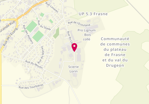 Plan de Immobilier-Concept, 33 Rue du Lothaud, 25560 Frasne