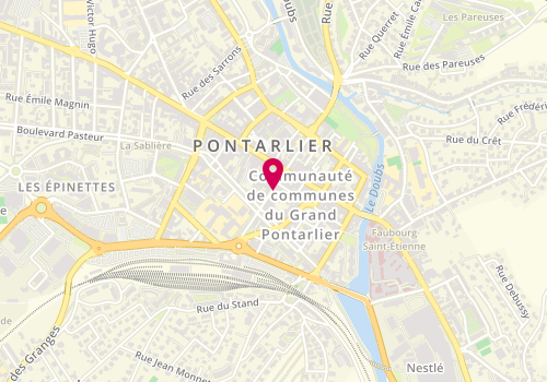 Plan de Presentimmo, 3 Rue de la Gare, 25300 Pontarlier