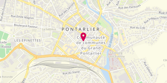 Plan de 7 l'Immobilier, 3 Rue de la Gare, 25300 Pontarlier