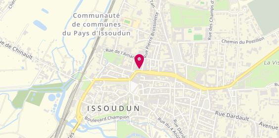 Plan de Issoudun Immobilier, 13 Place de la Poterie, 36100 Issoudun
