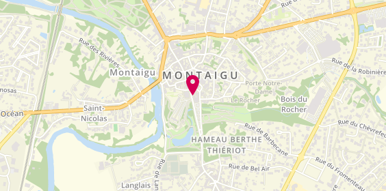 Plan de Agence Duret Immobilier, 61 Rue Georges Clemenceau, 85600 Montaigu