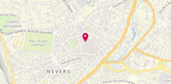Plan de Citya Saint Sébastien Immobilier, 67 Rue François Mitterrand, 58000 Nevers