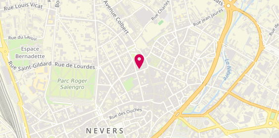 Plan de Nievre Habitat, 8 Rue de Remigny, 58000 Nevers