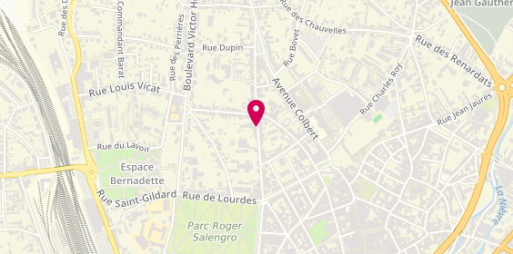 Plan de Marceau Immobilier, 25 Rue Paul Vaillant-Couturier, 58000 Nevers