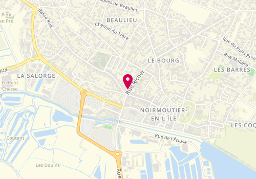 Plan de L'Adresse, 1 Rue Richer, 85330 Noirmoutier-en-l'Île