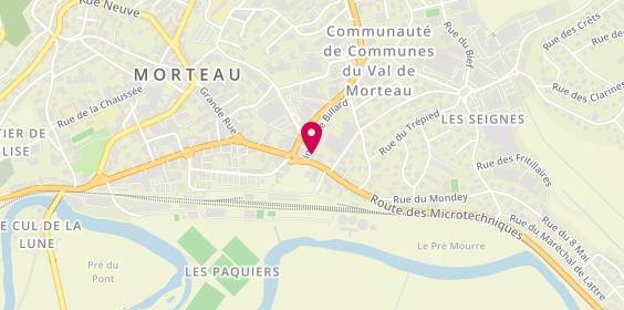 Plan de Agence d'Experts Morteau, 19 Rue de l'Helvétie, 25500 Morteau