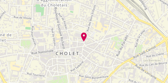 Plan de Nestenn Cholet, 19 Rue Bons Enfants, 49300 Cholet
