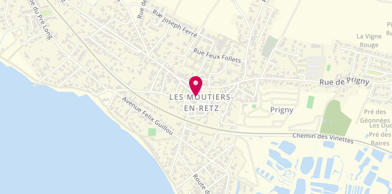 Plan de Ajp Immobilier Les Moutiers, 1 Rue de l'Abbé Baconnais, 44760 Les Moutiers-en-Retz