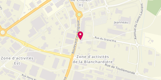 Plan de Guineberteau, Rue du Champ du Puits, 49300 Cholet