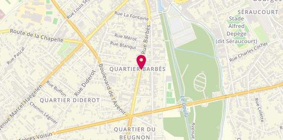 Plan de AGUILAR & CRUZEL Immobilier, 103 Rue Barbès, 18000 Bourges