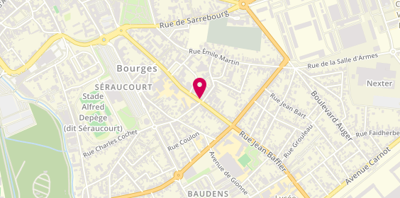Plan de Guy Hoquet l'Immobilier, 43 Rue Jean Baffier, 18000 Bourges