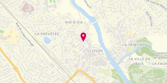 Plan de Agence Duret Immobilier Clisson, 3 Rue Saint-Jacques, 44190 Clisson